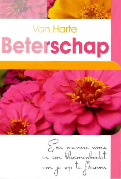 Wenskaart beterschap