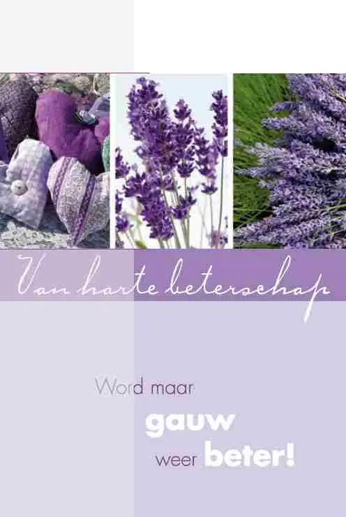 Wenskaart beterschap