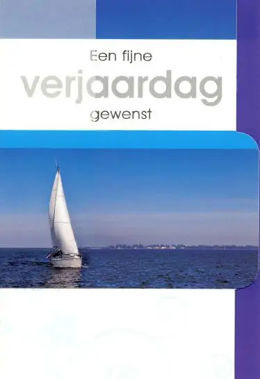 Wenskaart gefeliciteerd