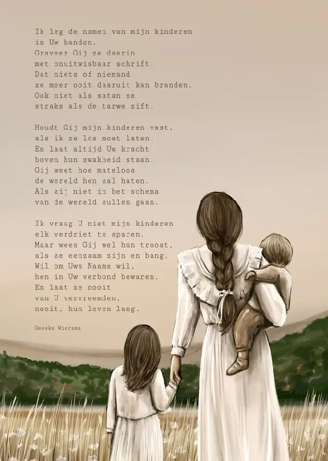 Enkele kaart wie zich op God verlaat