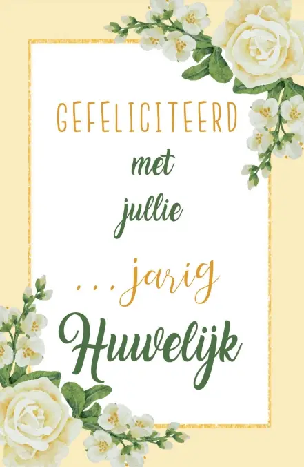 Wenskaart echtvereniging