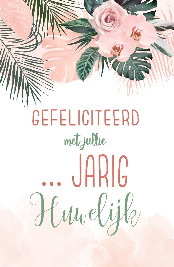 Wenskaart echtvereniging