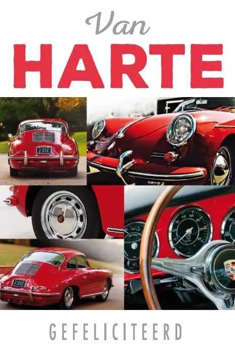 Wenskaart gefeliciteerd