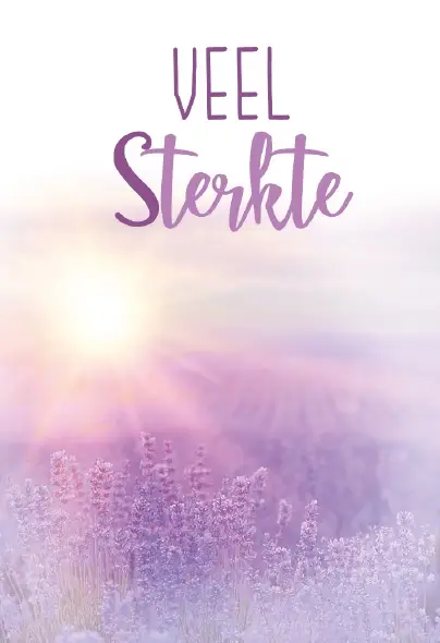 Wenskaart veel sterkte