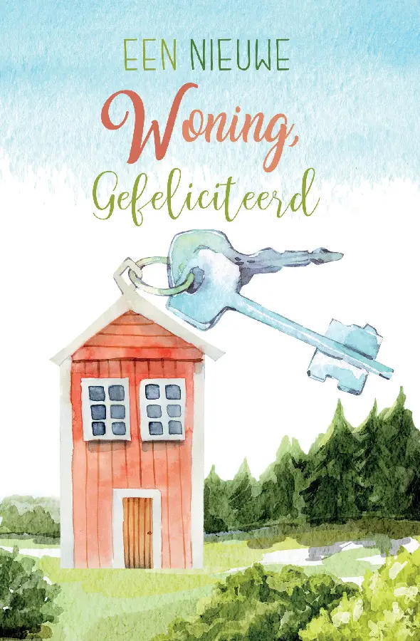 Wenskaart nieuwe woning