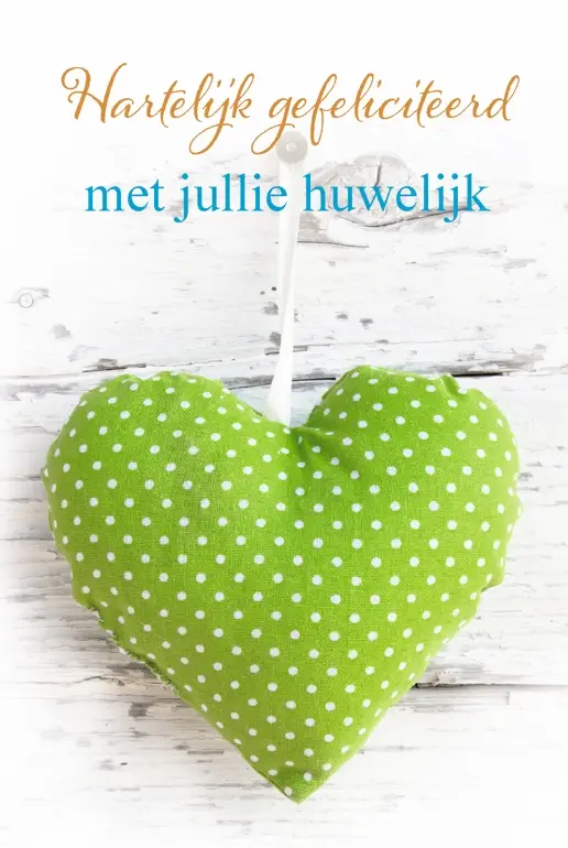 Wenskaart huwelijk