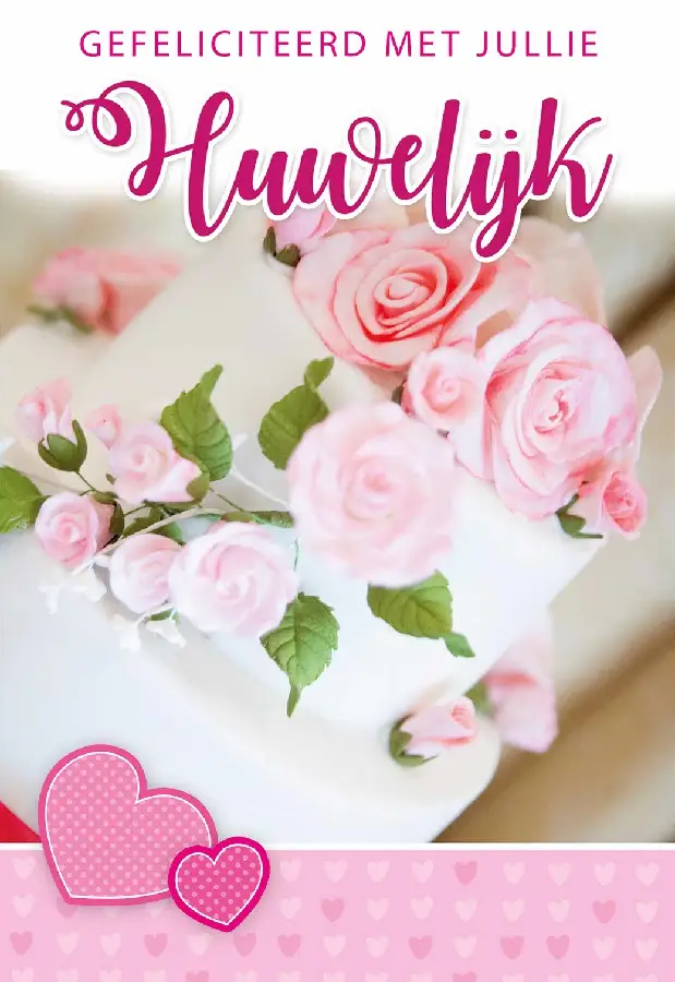 Wenskaart huwelijk