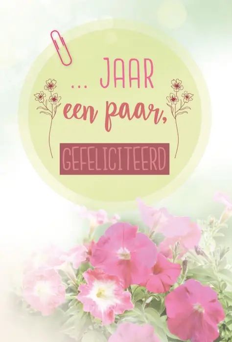 Wenskaart echtvereniging