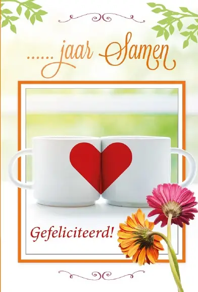 Wenskaart echtvereniging