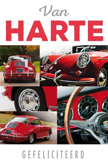 Wenskaart gefeliciteerd