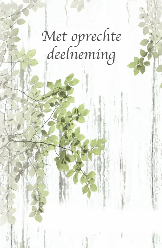 Wenskaart deelneming