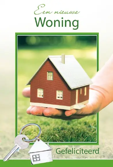 Wenskaart nieuwe woning