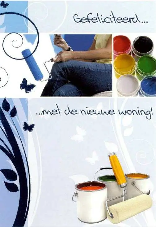 Wenskaart nieuwe woning