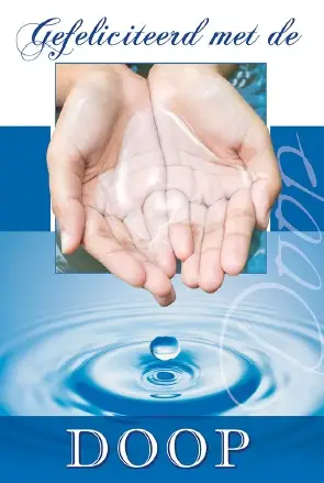 Wenskaart doop