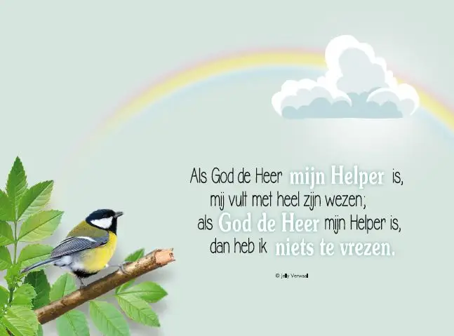 Wenskaart toen niemand jou nog kende