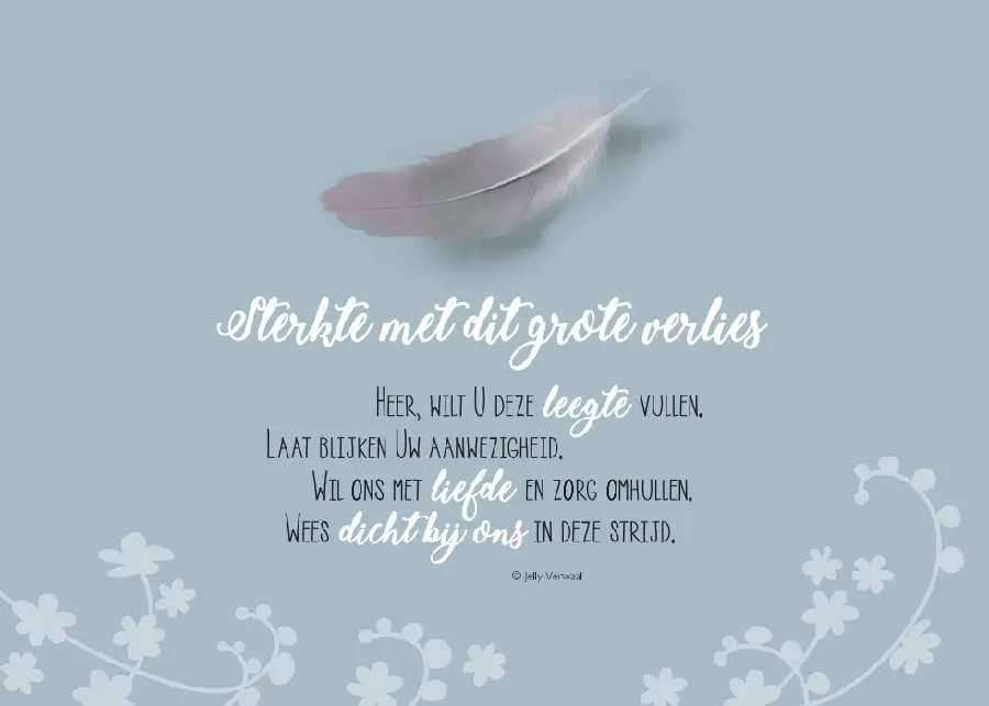 Wenskaart Ons Levenskleed