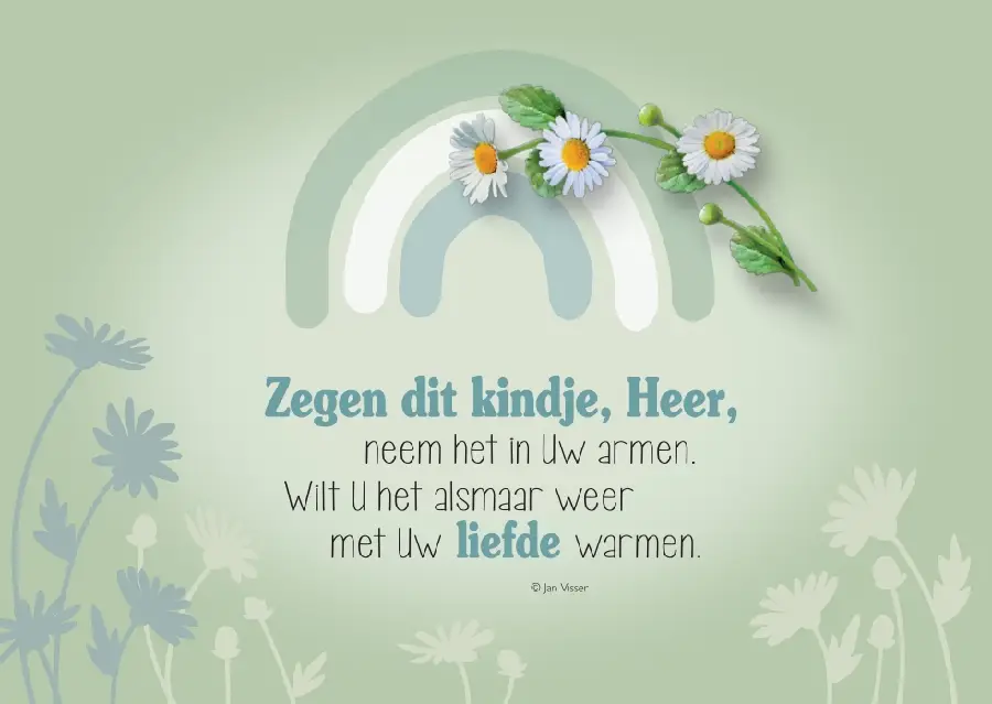 Wenskaart gevouwen handen