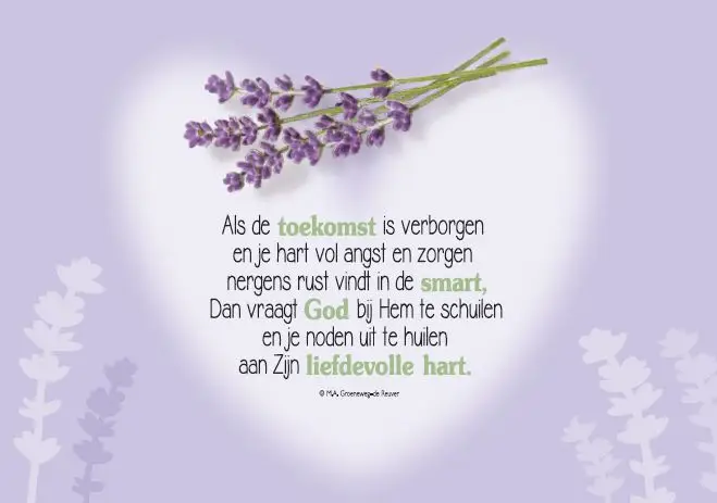 Wenskaart belijdenis