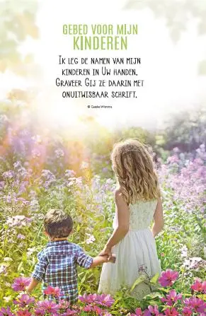 Wenskaart gebed voor mijn kinderen
