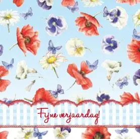 Wenskaart fijne verjaardag