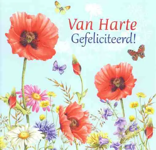 Wenskaart van harte