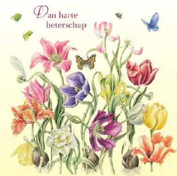 Wenskaart van harte beterschap