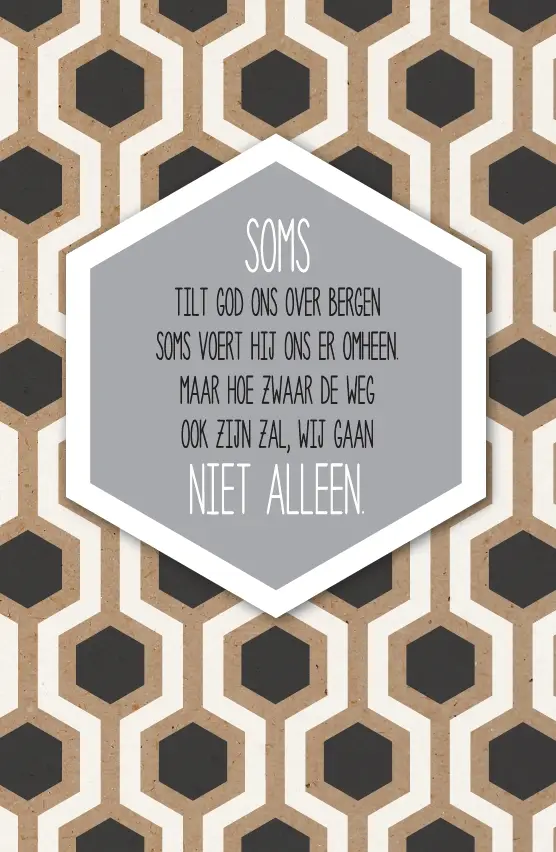 Wenskaart bemoediging