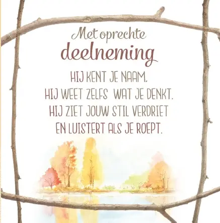 Wenskaart deelneming