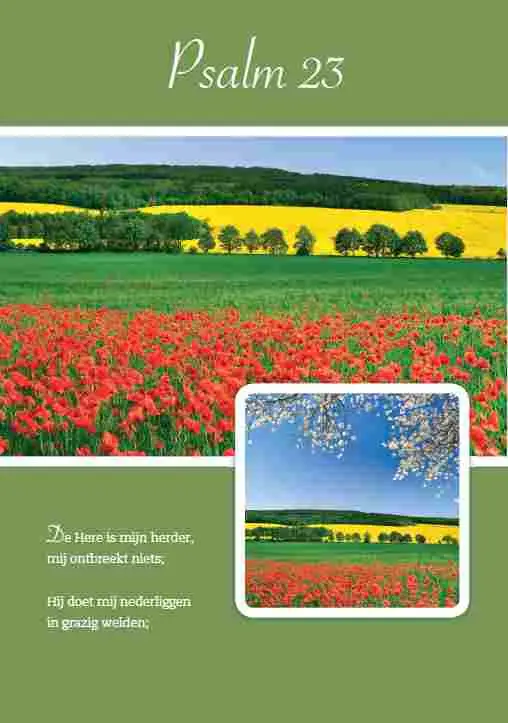 Wenskaart psalm 23