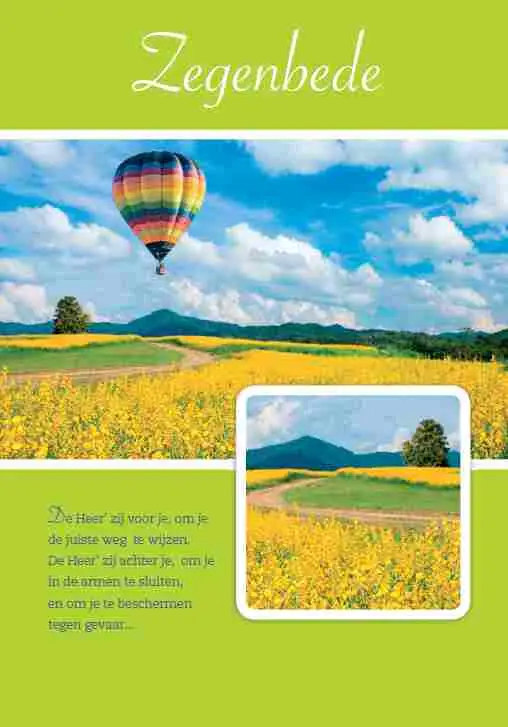 Wenskaart bemoediging