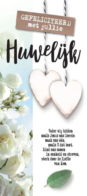 Wenskaart huwelijk