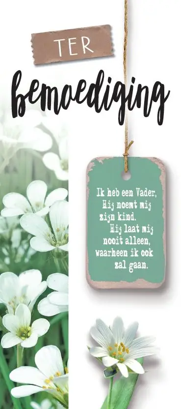 Wenskaart bemoediging