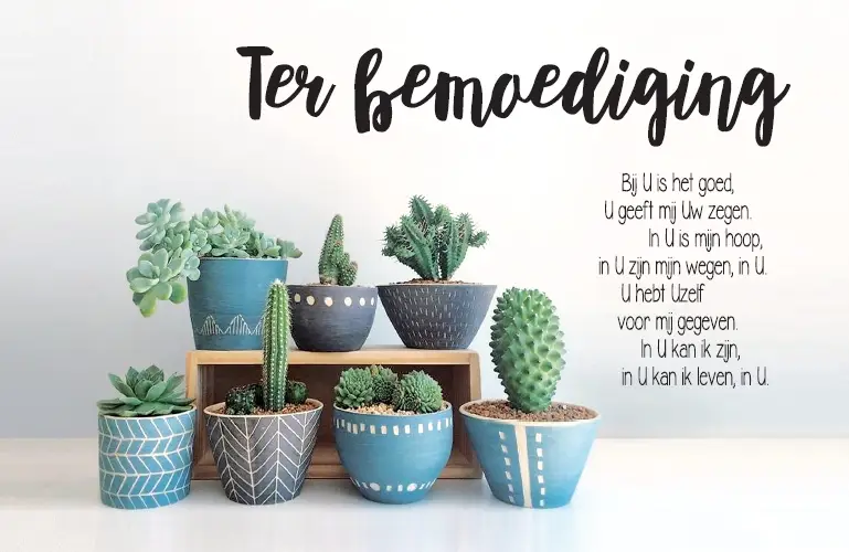 Wenskaart Gods troost