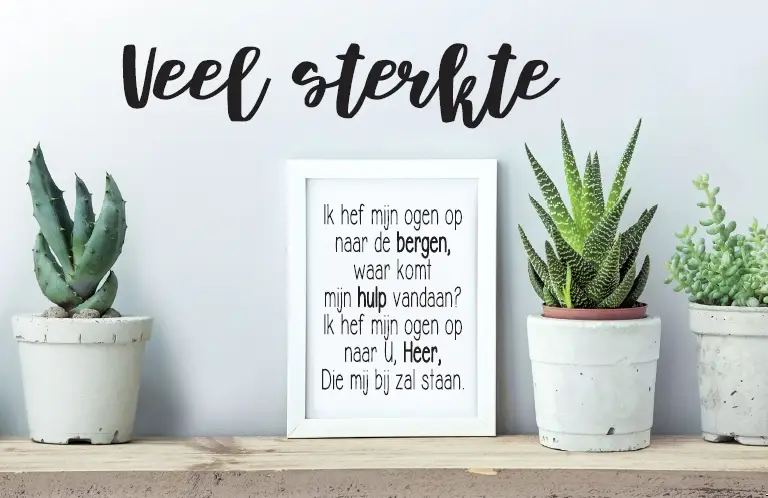 Wenskaart sterkte