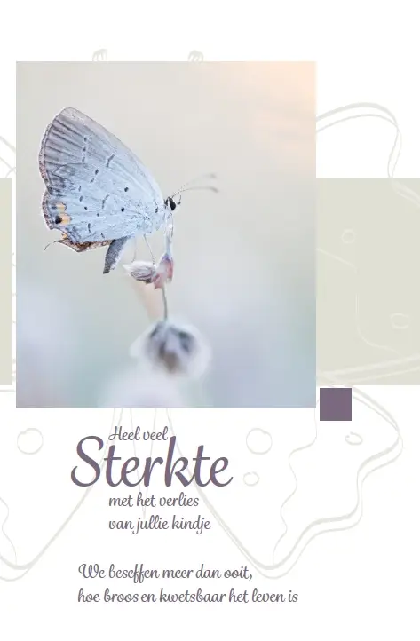 Wenskaart heel veel sterkte