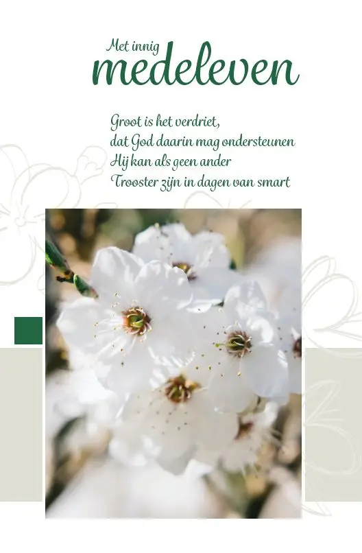 Wenskaart sterkte in deze moeilijke tijd