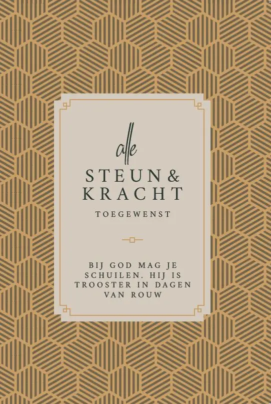 Wenskaart alle steun gewenst