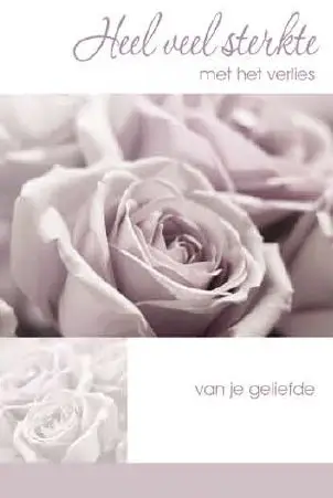 Wenskaart verlies geliefde