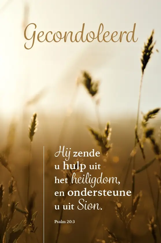 Wenskaart verlies moeder