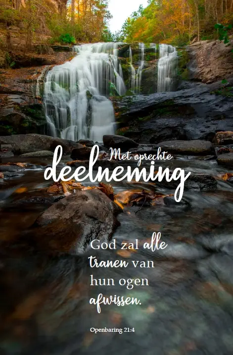 Wenskaart verlies zus