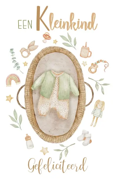 Wenskaart kleinkind