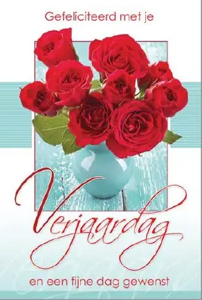 Wenskaart gefeliciteerd