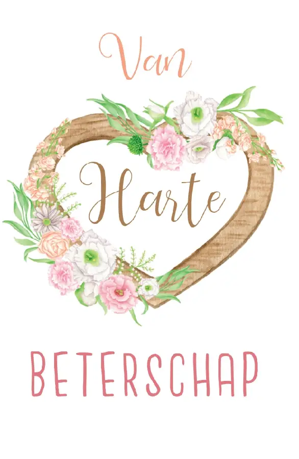 Wenskaart beterschap