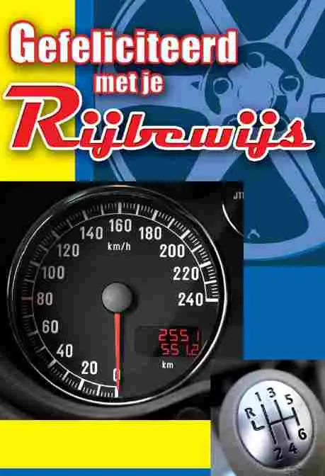 Wenskaart rijbewijs