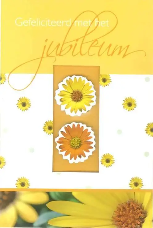 Wenskaart jubileum