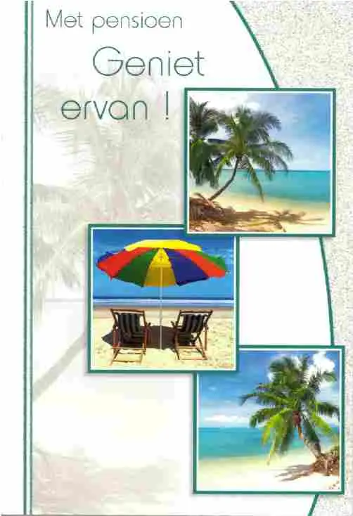 Wenskaart pensioen