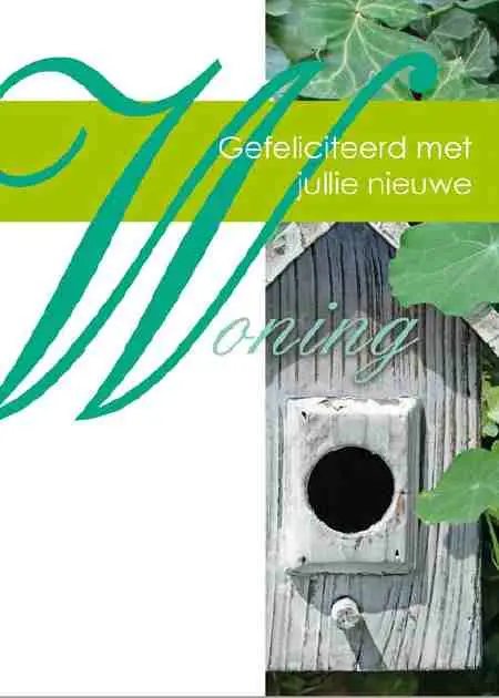 Wenskaart nieuwe woning