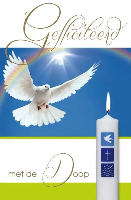 Wenskaart doop