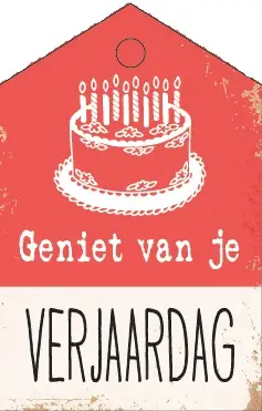 Geniet van je verjaardag