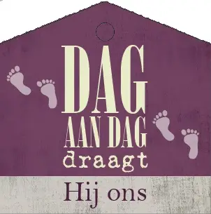 Dag aan dag draagt Hij ons